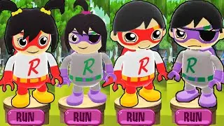 Tag with Ryan - Dark Titan and Red Titan  vs Red Titan Emma and Dark Titan Kate Run Gameplay