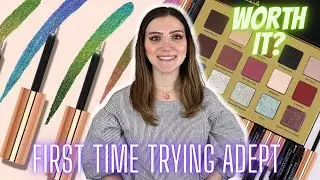 ADEPT COSMETICS MYSTERY BOX UNBOXING | SWATCHES + TRY ON