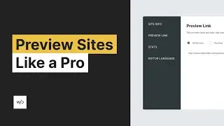 Preview Sites Like a Pro | Tutorial by Without Code