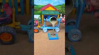 🚜🔥 Real Working Diy Mini Tractor Cement Hand Pump Stand Making Machine #shorts #youtubeshorts