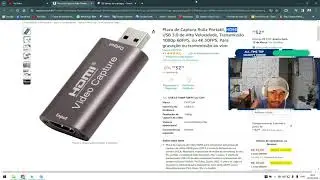 Como fazer live em 2 PCs e 1 Microfone, Placa de captura com audio.