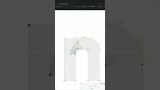 Creating 'm' in FontLab #shorts #speeddrawing #font #fontstyle #lowercase #designer
