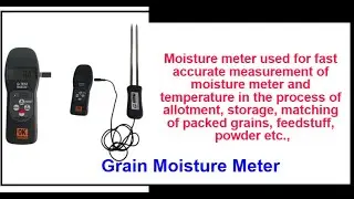 Grain Moisture Meter -Product video|#amithgarmentservices