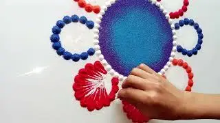 Makar Sankranti Special Rangoli 🌞🪁 | Colourful Floral Rangoli Design | Sankranti 2026