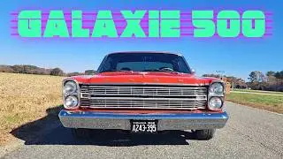 Кусочек истории: прогулка и поездка на Ford Galaxie 500 1966 года