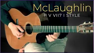 OLD-McLaughlin style line over ii V7 VII7  I....Chords/scale EXERCISE