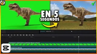 C&oacute;mo dar Efecto PANTALLA VERDE en Capcut | Chroma Key tutorial ✔