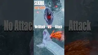 No attack vs attack Great Serpent | Sekiro #sekiro #sekiroshadowsdietwice