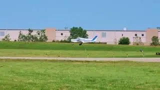 1973 Piper PA-28-151 Cherokee Warrior Touch & Go At New Century AirCenter (JCI/KIXD) | N56659