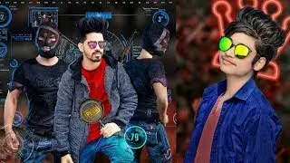 Futuristic technology boy Picsart CB Ed&ouml;iting Tutorial Instagram viral Editing