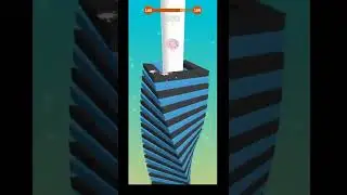 stack ball gameplay | level 168 | #shorts | #short | #gaming | #ytshorts | #childrengame