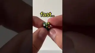 The World&rsquo;s Smallest Rubik&rsquo;s cube #shorts