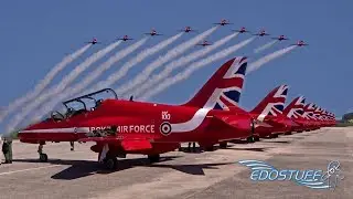 Royal Air Force Red Arrows visit Zemunik 93rd Air Base