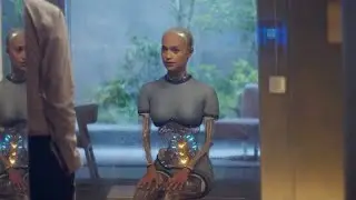 Ex Machina movie( Session 1) Caleb meet to Ava best scene.