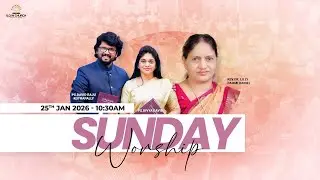 Sunday Telugu Worship || 25th January 2026 || Ps.Divya David || Ps.David Raju #sundayservice