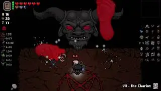 Brimstone (azazel) + chocolate milk + polyphemus + Sacred Heart the binding of isaac repentance