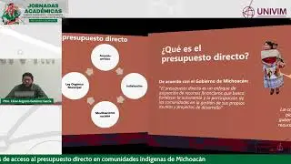 VIAS DE ACCESO AL PRESUPUESTO DIRECTOR EN COMUNIDADES INDIGENAS - JORNADAS ACADÉMICAS