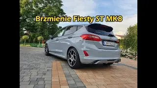 Ford Fiesta ST dźwięk fabrycznego wydechu na fabrycznej mapie. Stock exhaust sound on stock map.