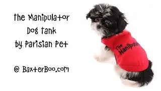 The Manipulator Dog Tank by Parisian Pet