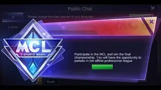 [ML] MCL Weekly Tournament! LET'S WIN!