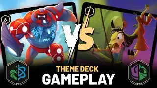 BIG HERO 6 vs. THE EMPEROR'S NEW GROOVE! Disney Lorcana CASUAL THEME DECK gameplay!