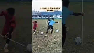 Goalkeeper agility training/ Soccer keeper balance practice season #goalkeeper #balance #Football