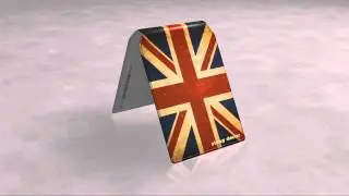 Vintage Union Jack Oyster Card Holder / Wallet - Stray Decor
