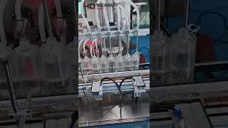 6-head magnetic pump filling machine for liquid Ukraine #filler  #equipment #manufacturing