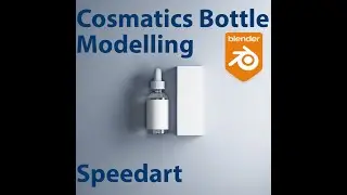 3D Cosmetics Bottle Mock-up modelling Speed art || Modelling Speed art || Blender 2.8