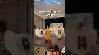 Mexican-Bengali Wedding Vibes #indianwedding #mexican #fusion #weddings #dancing