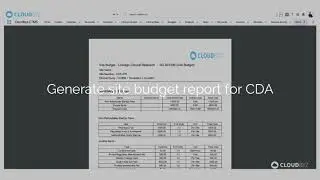 CT Budget - Cloudbyz