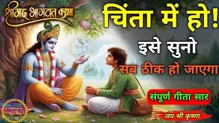 चिंता में हो तो इसे सुनो | Bhagwat Geeta Saar | Shrimad Bhagwad Gita | krishna vaani #krishna #geeta