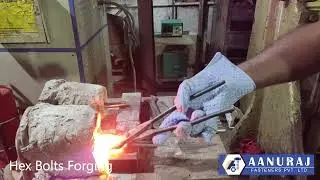 Как изготавливается болт методом горячей ковки? Шестигранные болты большого размера