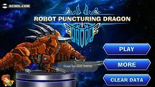 Toy Robot War - Robot Puncturing Dragon