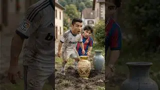 Ronaldo vs Messi: Gold or Garbage?! One Choice Changed Everything😱⚱️#ronaldo #cr7 #messi #shorts