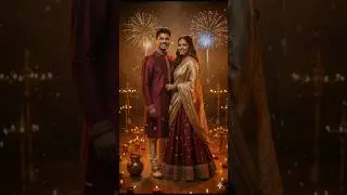 Diwali Special Gemini Photo Editing Prompt ✨️&hearts;️#shorts #diwali2025 #gemini #trending