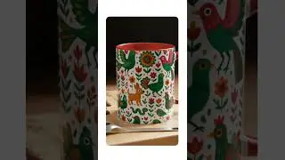 Bohemian Folk Art Mug &ndash; Nature Lover&rsquo;s Ceramic Coffee Cup (11oz/15oz) &ndash; Gift for Mom