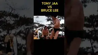 Tony Jaa vs Bruce Lee best fight scene 🔥 #tonyjaa #kungfu #brucelee #muaythai #fight #martialarts