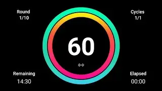 Tabata Timer 60/30 - HIIT Timer 60/30 - Interval Timer 60/30