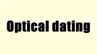 Optical dating