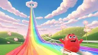 Fall Guys Jelly Bean se desliz&oacute; por la rampa | Canciones Infantiles y Rimas para Ni&ntilde;os