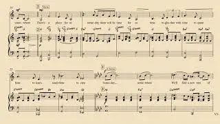 Somewhere (there's a place for us) - L. Bernstein (arr. Andrei Tudor)(Vocal Piano)