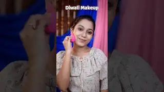 Easy Makeup For Diwali 💖 Diwali Makeup Look 1 💕#festivewithshorts #ytshorts #diwalispecial