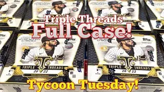 TYCOON TUESDAY RETURNS WITH A FULL CASE OF 2022 TOPPS TRIPLE THREADS!