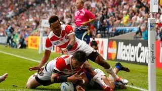 Goromaru's cool penalty kick for Japan