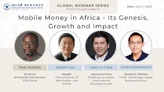 Mobile Money in Africa - Its Genesis, Growth and Impact | Paul Musoke | ZIBS