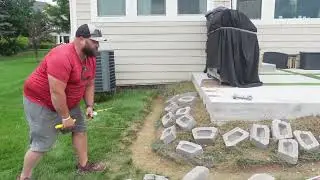 How to keep retaining wall strait using string line
