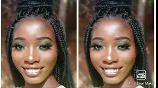 OLIVE GREEN MAKEUP TUTORIAL FOR DARK SKIN