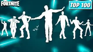 TOP 100 FORTNITE ICON SERIES DANCES & EMOTES