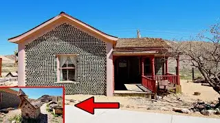 Strange Bottle House with miniature town